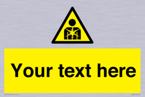 Custom Warning substance or mixture presenting a health hazard